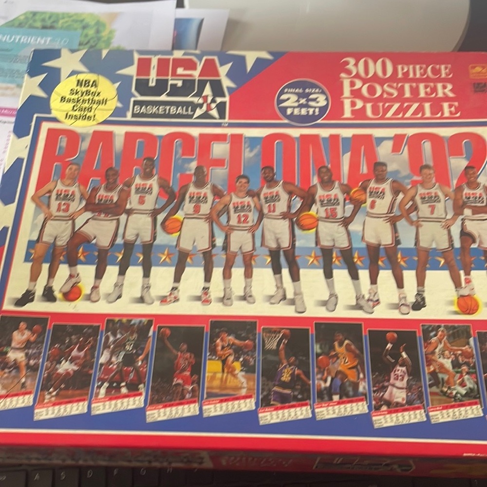 300 piece dream team, USA 1992 puzzle